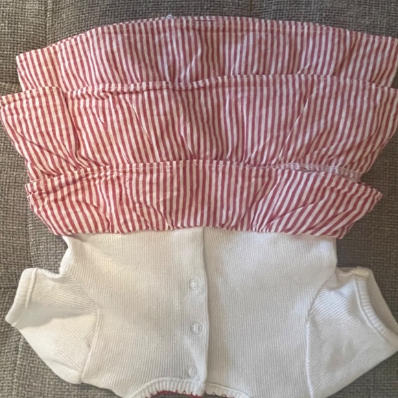 Laura Ashley dress size 3-6 months‎ baby infant girl cherry print - Picture 4 of 6